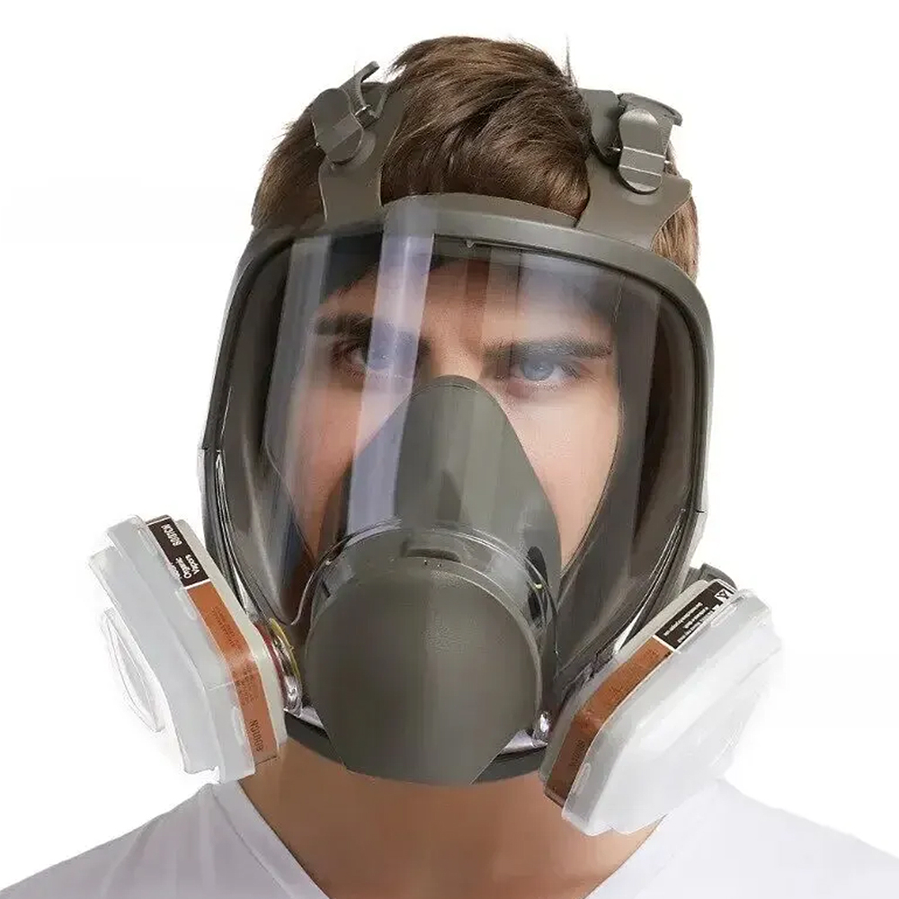 6800 Anti-Fog Gas Mask Industr - Dust Mask Construction recension och pris