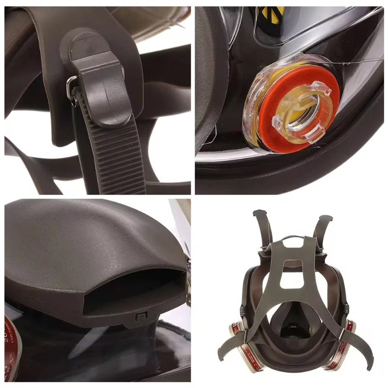 6800 Anti-Fog Gas Mask Industr - Dust Mask Construction recension och pris