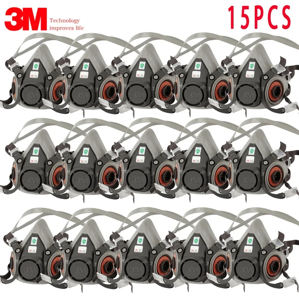 15p 3M 6200 Gas Mask for Spray - Dust Mask Construction recension och pris