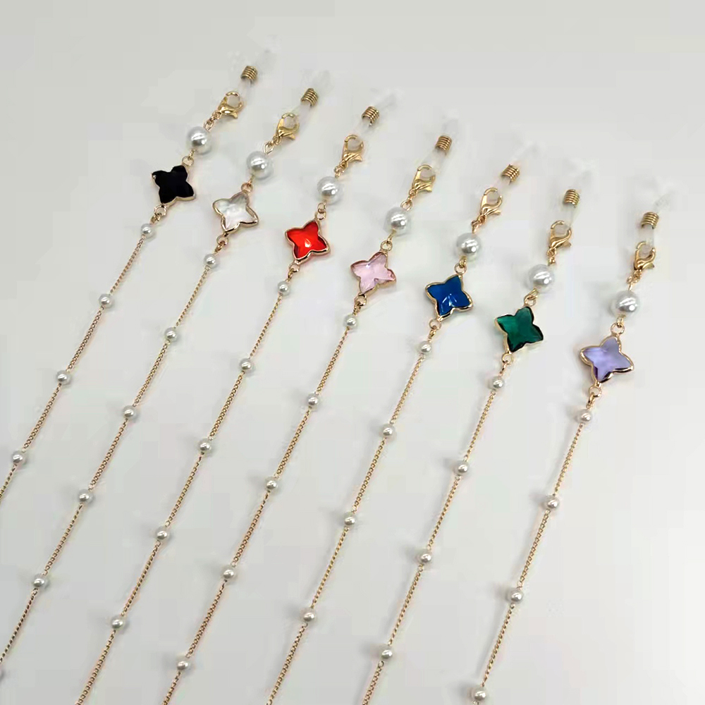 Women Eyeglass Chain Plastic B - Silicone Mask Bracket recension och pris